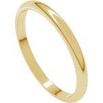 Load image into Gallery viewer, Half Round Classic Wedding Band For Women
