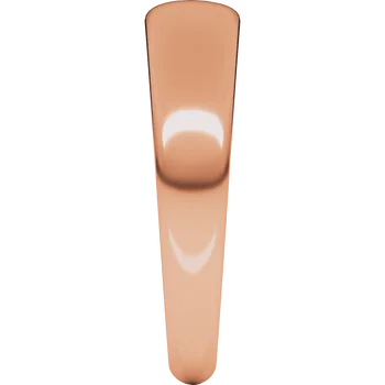 Round Tapered Half Round Wedding Band For Men
