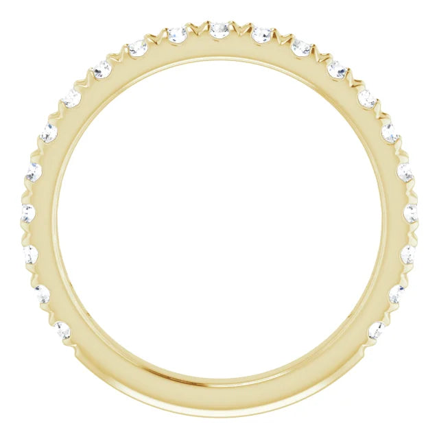 French Set Diamond Anniversary Band for Her