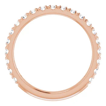 French Set Diamond Anniversary Band for Her