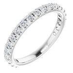 Load image into Gallery viewer, French Set Diamond Anniversary Band for Her
