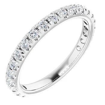 French Set Diamond Anniversary Band for Her