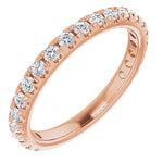 Load image into Gallery viewer, French Set Diamond Anniversary Band for Her
