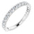 French Set Diamond Anniversary Band for Her
