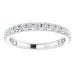 Load image into Gallery viewer, French Set Diamond Anniversary Band for Her
