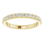 Load image into Gallery viewer, French Set Diamond Anniversary Band for Her
