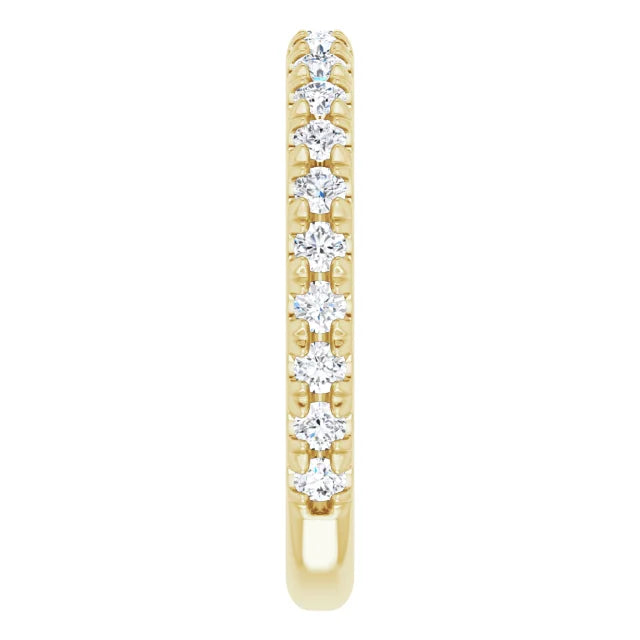 French Set Diamond Anniversary Band for Her