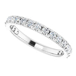 Load image into Gallery viewer, French Set Diamond Anniversary Band for Her
