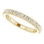 Load image into Gallery viewer, French Set Diamond Anniversary Band for Her
