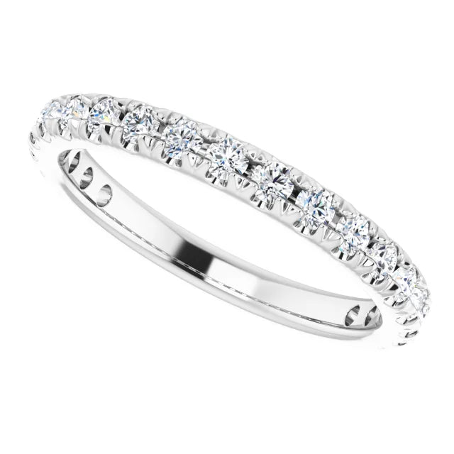 French Set Diamond Anniversary Band for Her