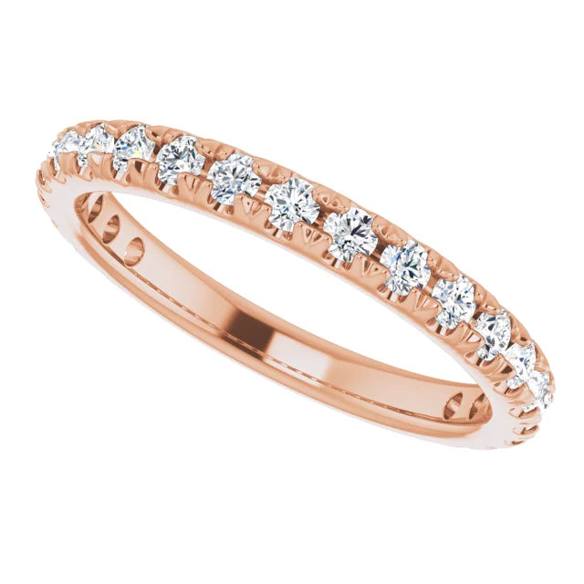 French Set Diamond Anniversary Band for Her