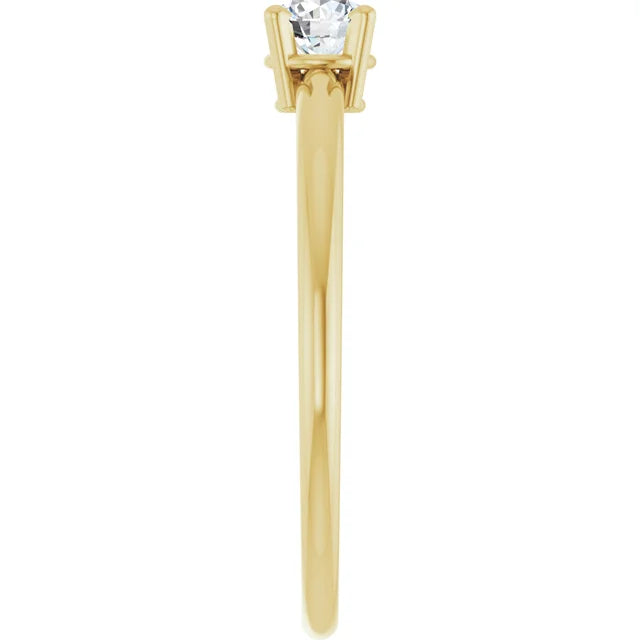 Trendy April Birthstone Ring for Women Gifting