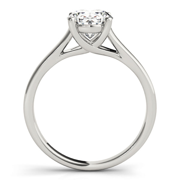 Trellis Oval Cut Solitaire Engagement Ring