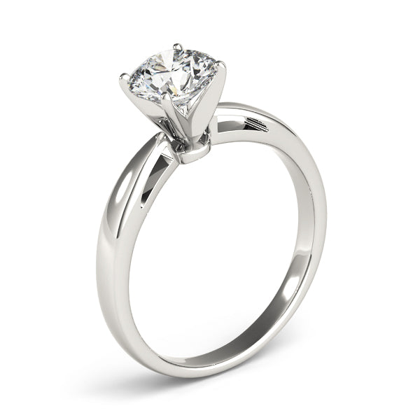 Round Cut Solitaire Diamond Engagement Ring