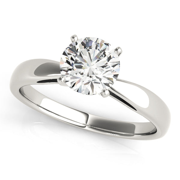 Round Cut Solitaire Diamond Engagement Ring