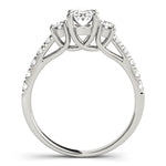Load image into Gallery viewer, Oval Cut Three-Stone Engagement Ring
