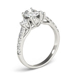 Load image into Gallery viewer, Oval Cut Three-Stone Engagement Ring
