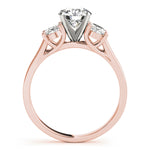 Load image into Gallery viewer, Three-stone Oval Diamond Engagement Ring
