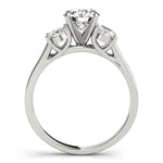 Load image into Gallery viewer, Three-stone Oval Diamond Engagement Ring
