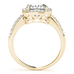 Load image into Gallery viewer, Square Cushion Halo Diamond Engagement Ring
