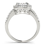 Load image into Gallery viewer, Square Cushion Halo Diamond Engagement Ring

