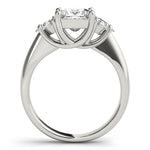 Load image into Gallery viewer, Three-Stone Princess Engagement Ring
