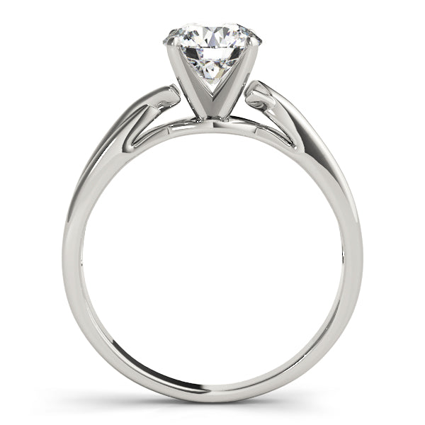 Twisted Shank Solitaire Engagement Ring