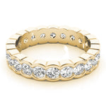 Load image into Gallery viewer, Channel Set Diamond Eternity Band
