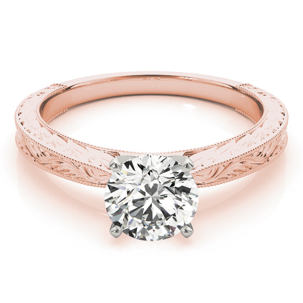 Solitaire Round Remount Engagement Ring