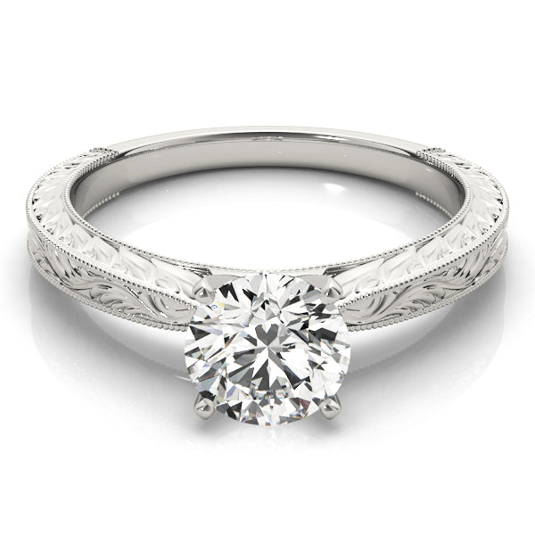 Solitaire Round Remount Engagement Ring