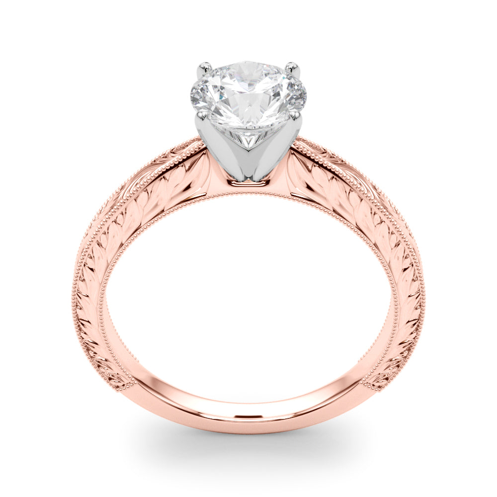 Solitaire Round Remount Engagement Ring