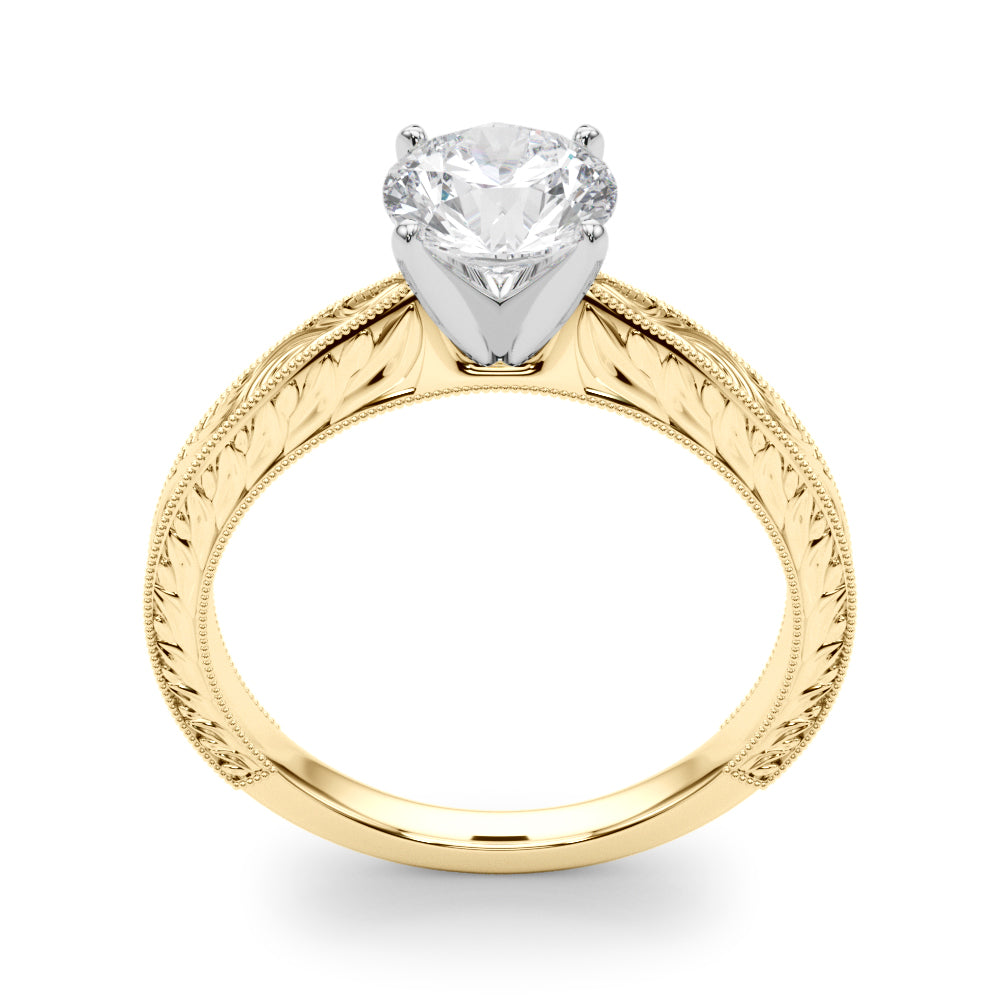 Solitaire Round Remount Engagement Ring