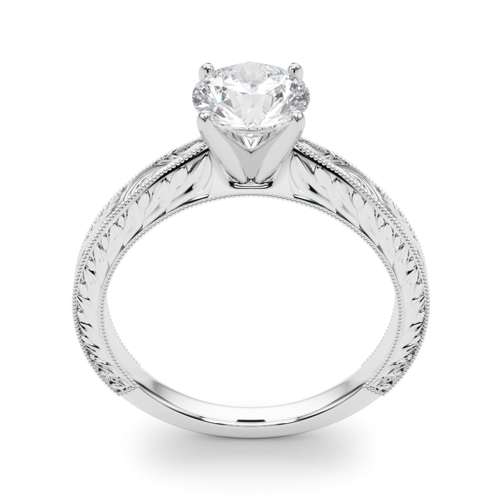 Solitaire Round Remount Engagement Ring