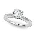 Solitaire Round Remount Engagement Ring