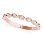 Load image into Gallery viewer, Stackable Women’s Wedding Anniversary Band
