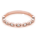 Load image into Gallery viewer, Stackable Women’s Wedding Anniversary Band
