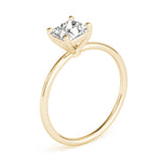 Load image into Gallery viewer, Princess-Cut Solitaire Engagement Ring

