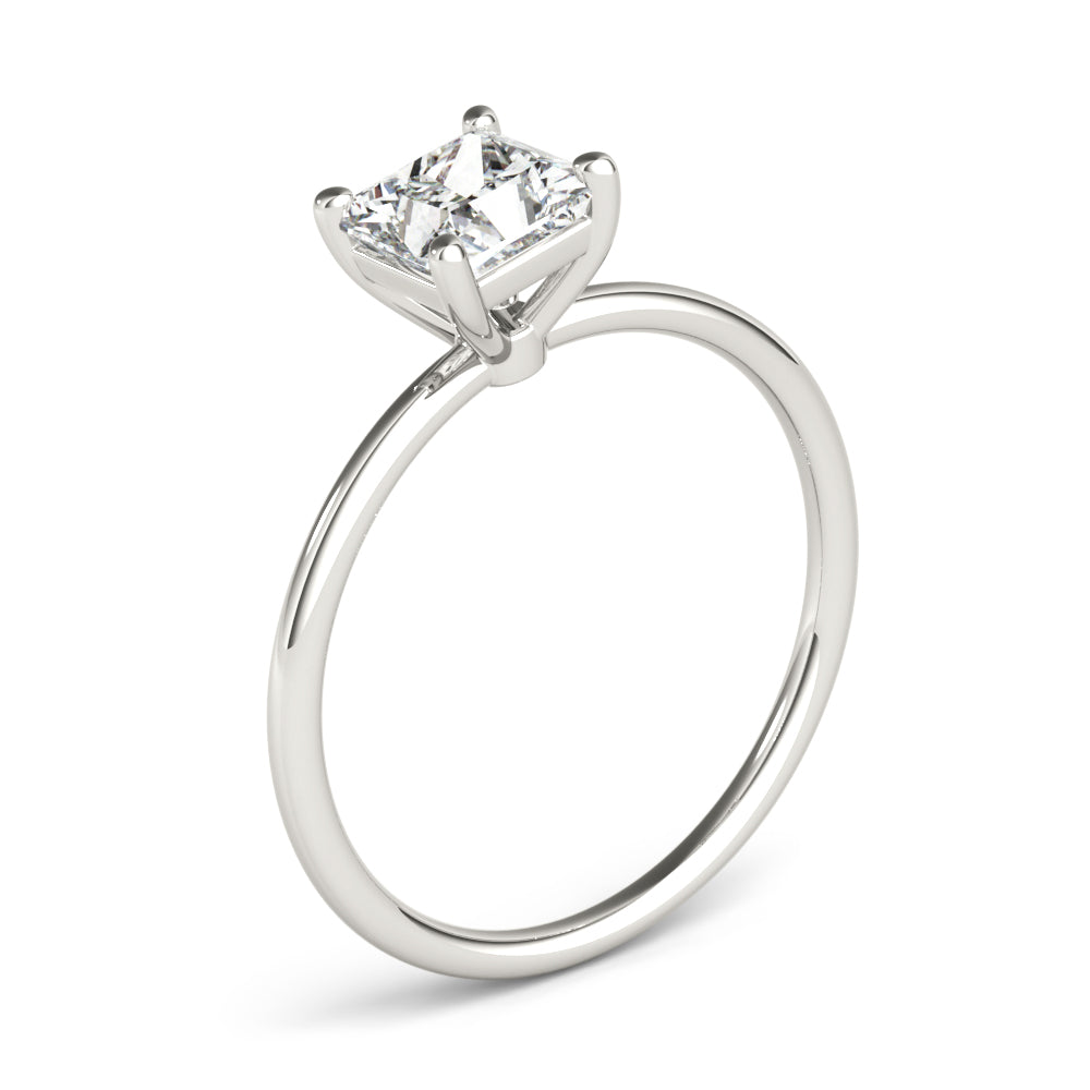 Princess-Cut Solitaire Engagement Ring