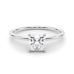 Load image into Gallery viewer, Princess-Cut Solitaire Engagement Ring

