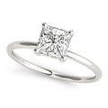 Princess-Cut Solitaire Engagement Ring