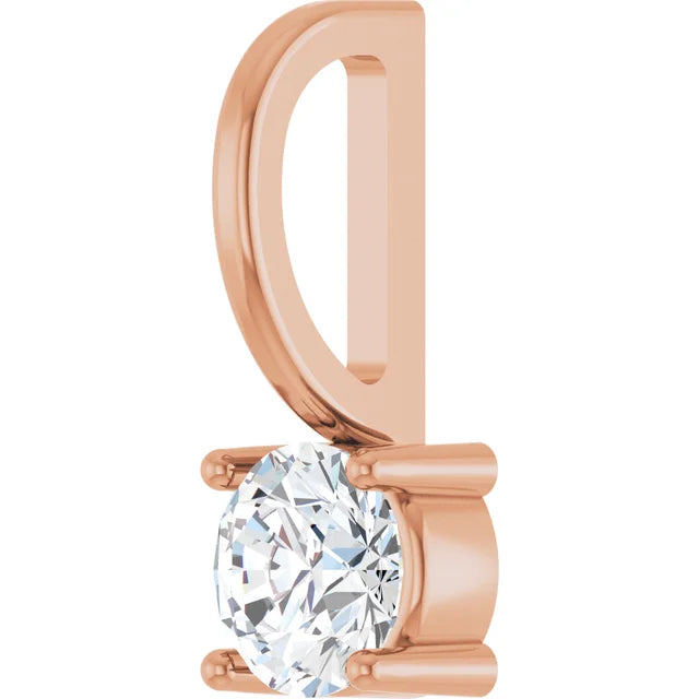 Birthstone Jewelry: Classy Diamond Solitaire Pendant for Women
