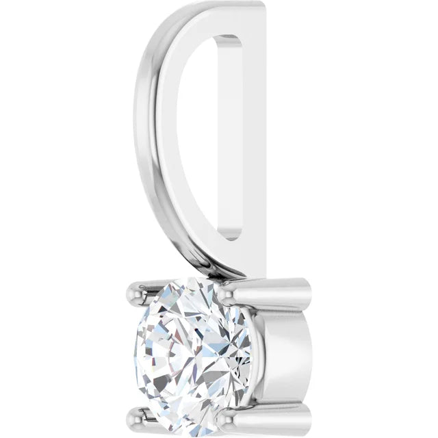 Birthstone Jewelry: Classy Diamond Solitaire Pendant for Women