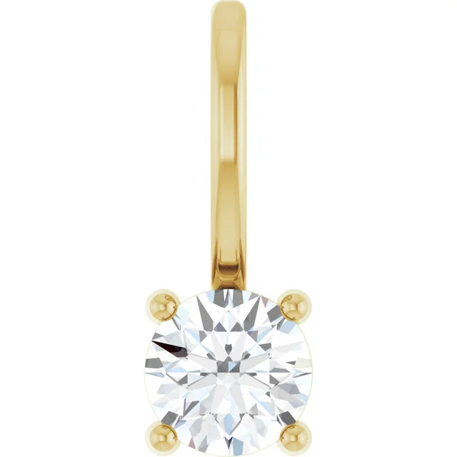 Birthstone Jewelry: Classy Diamond Solitaire Pendant for Women