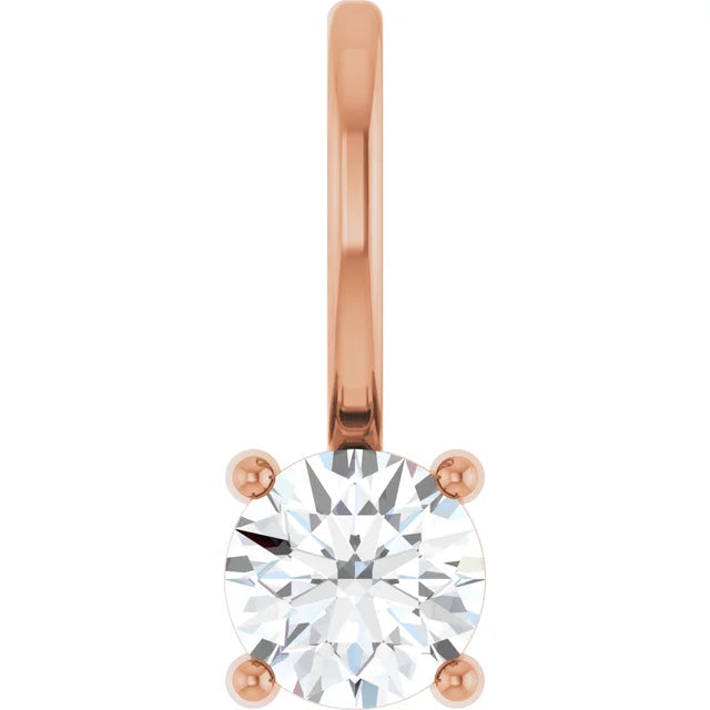 Birthstone Jewelry: Classy Diamond Solitaire Pendant for Women