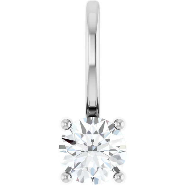 Birthstone Jewelry: Classy Diamond Solitaire Pendant for Women