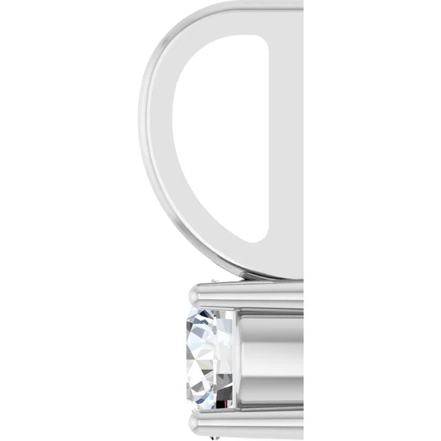 Birthstone Jewelry: Classy Diamond Solitaire Pendant for Women