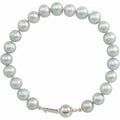 Sterling Silver Pearl Bracelet For Women