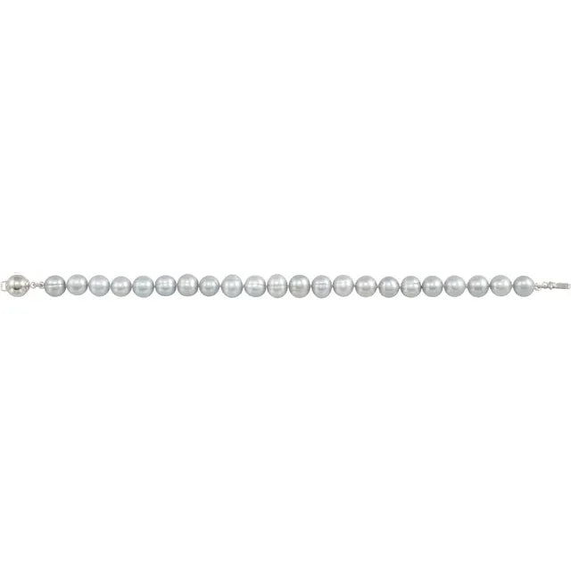 Sterling Silver Pearl Bracelet For Women