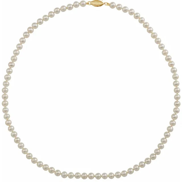 White Freshwater Pearl Necklace