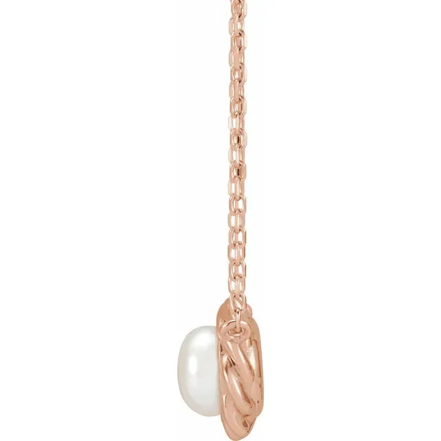 Modern Freshwater Pearl Necklace